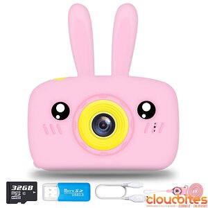 IXROAD - kids camera - rabbit - pink - main.jpg